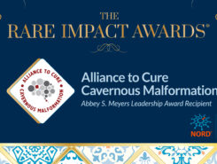 NORD Rare Impact Award Announcement: Alliance to Cure wins NORD Abbey Meyers Leadership Award