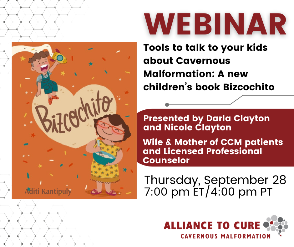 Webinar: Tools to Talk to your Kids about Cavernous Malformation