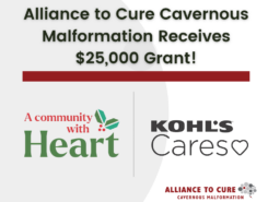A community with a Heart logo and Kohl's Cares logo with a small heart after the word cares.