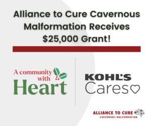 A community with a Heart logo and Kohl's Cares logo with a small heart after the word cares.
