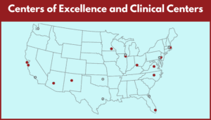 Centers of Excellend and Clinical Centers