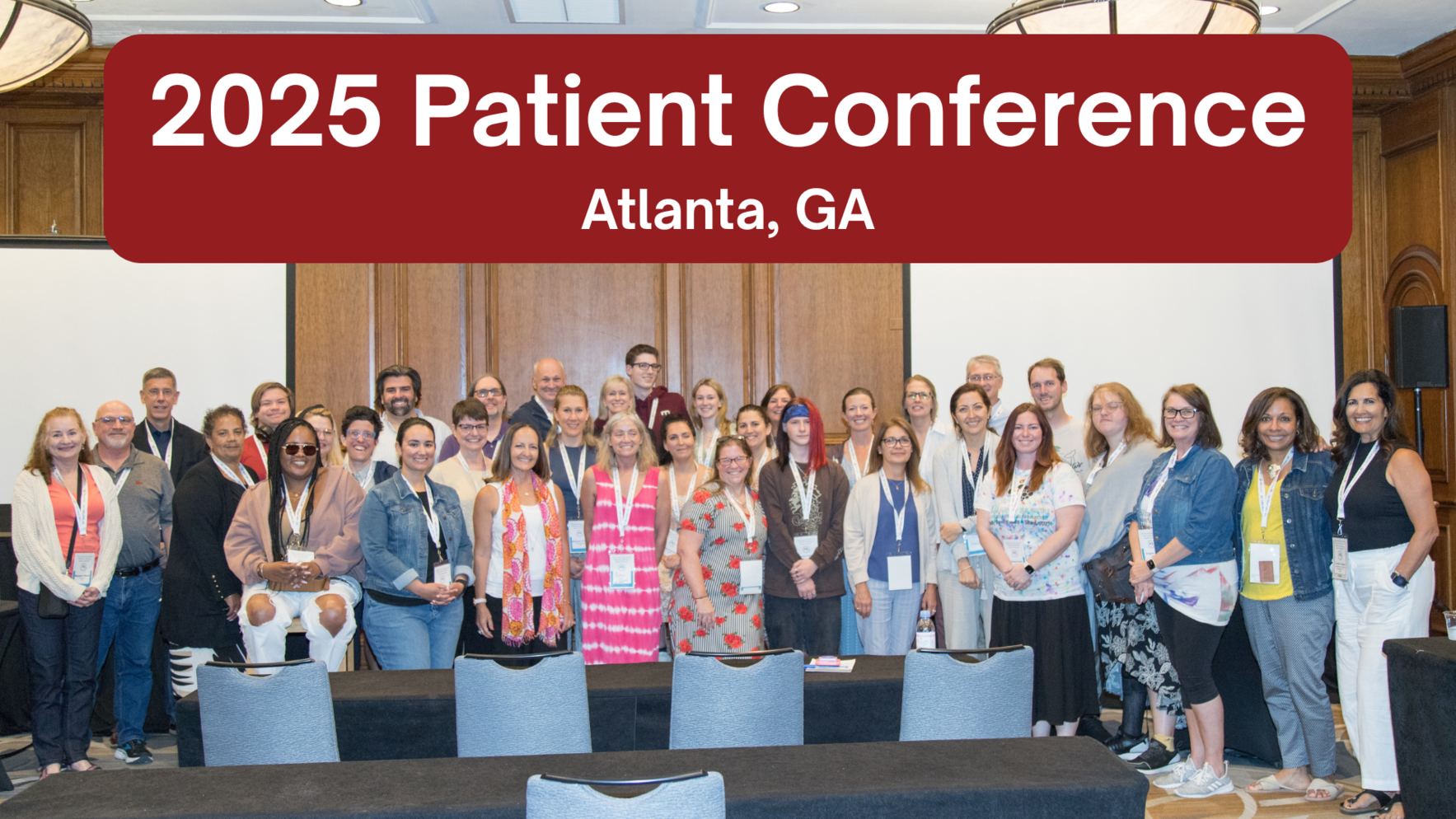 image of a group of people attending a previous patient conference.